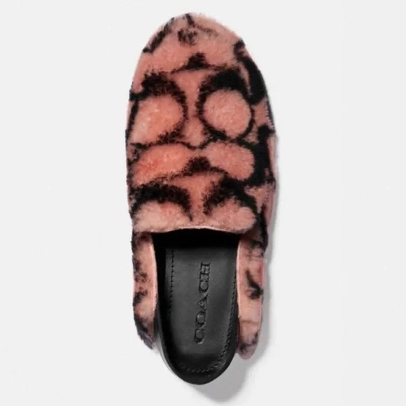 NWT Coach Signature Shearling Loafers - Picture 4 of 10